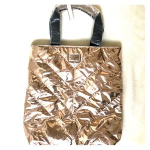 NWT Victoria’s Secret Rose Gold Tote Bag